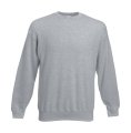 Heren Sweater Fruit of the Loom Set-In 62-154-0 Heather Grey